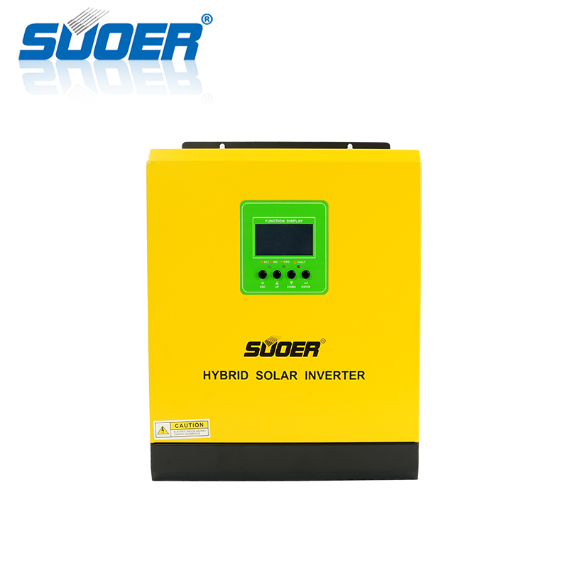 Suoer SVP-3K-24 off grid solar inverter price wholesale 1k 2k 3k 24 volt 12v 24v 48v inverter hybrid 5kva 3kva high frequency inverter